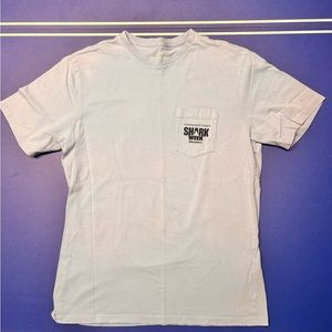 Blue Vinyard vines shark week tee